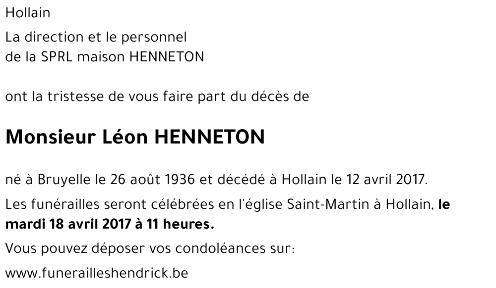 Léon HENNETON