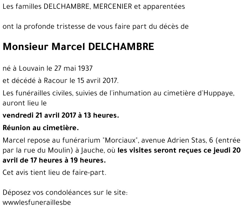 Marcel DELCHAMBRE