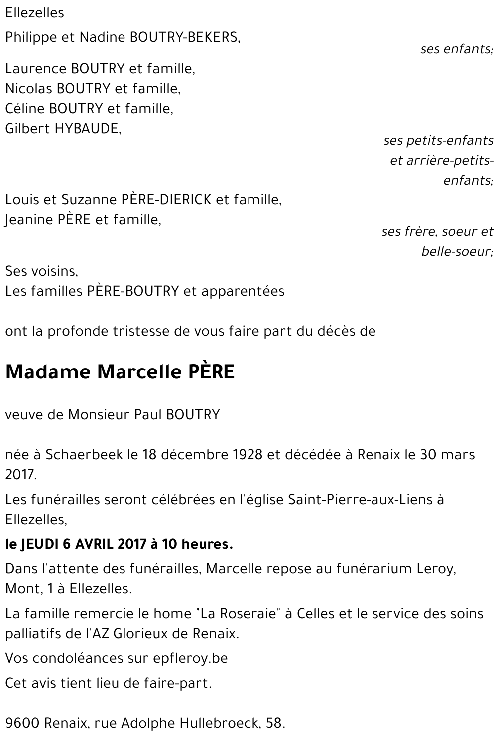 Marcelle PERE