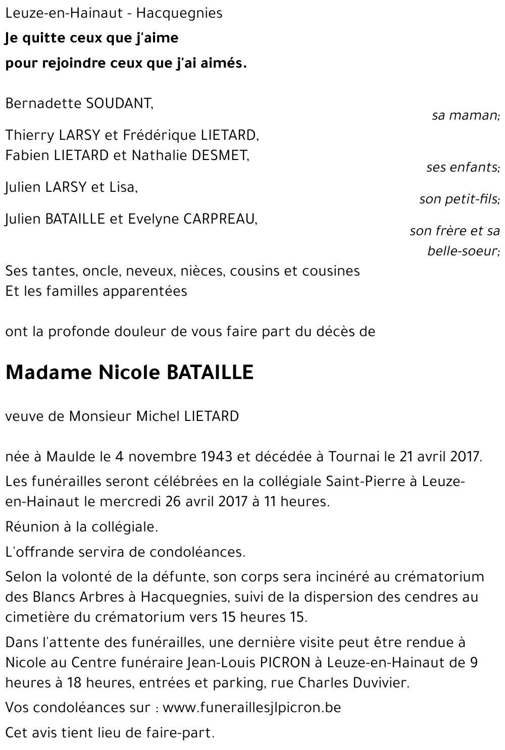 Nicole Bataille