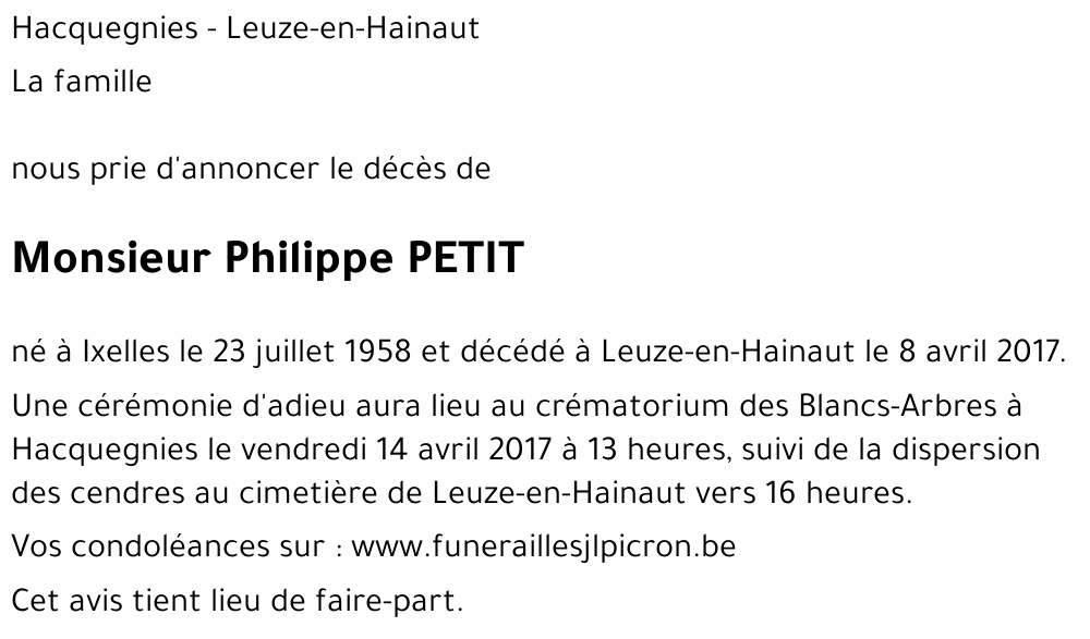 Philippe PETIT