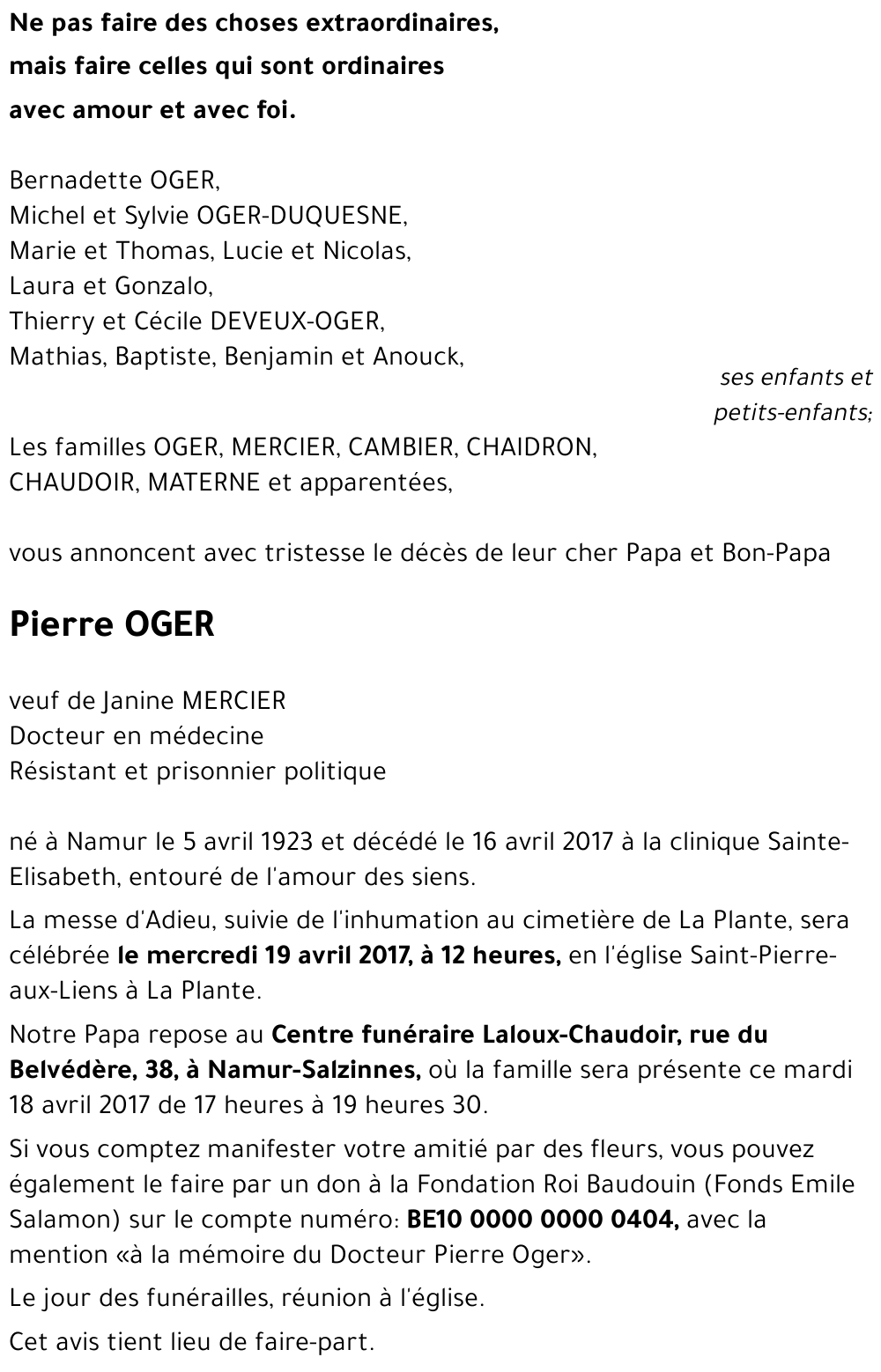 Pierre OGER