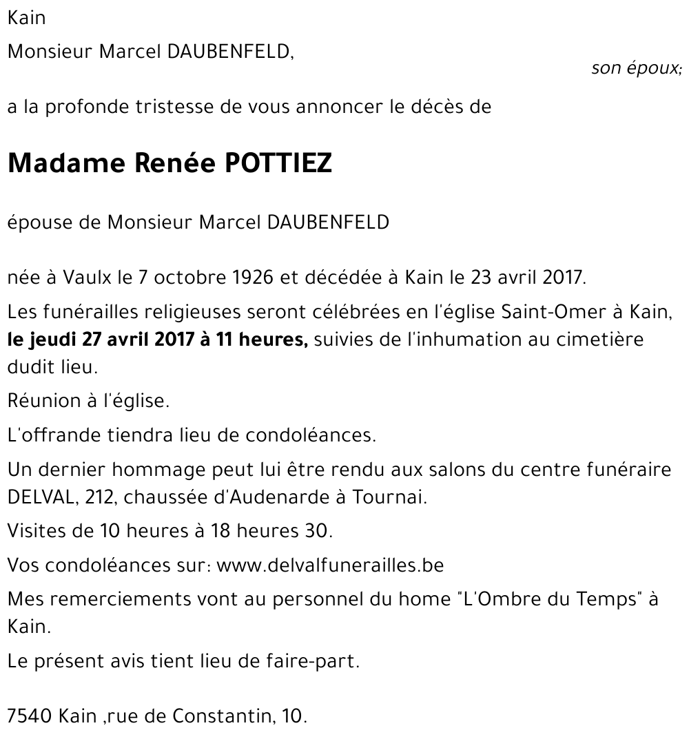 Renée POTTIEZ