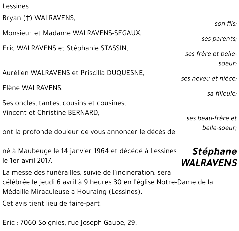 Stéphane WALRAVENS