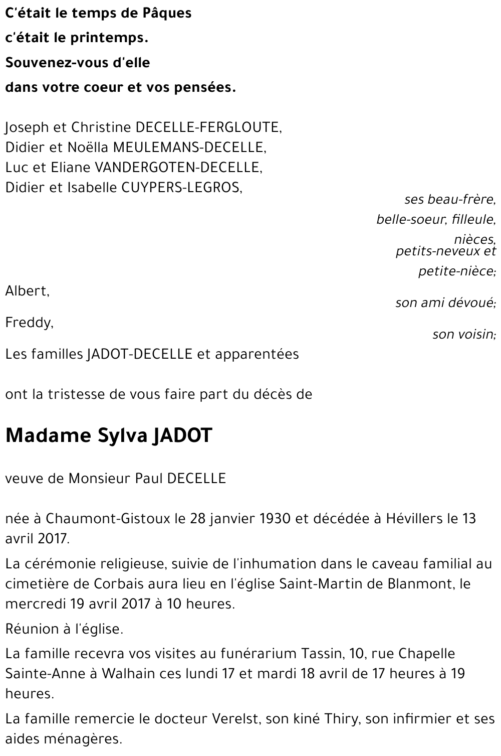 Sylva JADOT