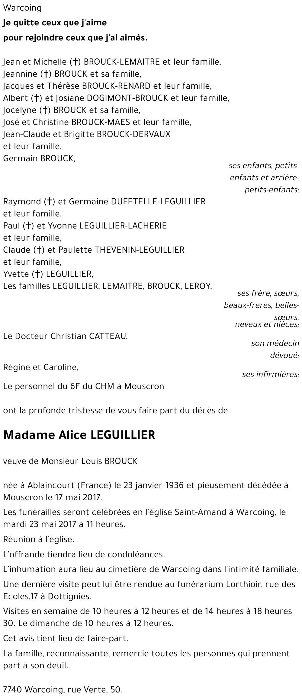 Alice LEGUILLIER