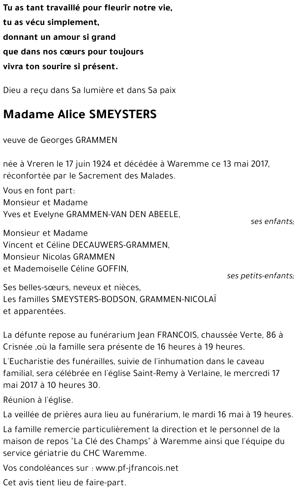 Alice SMEYSTERS