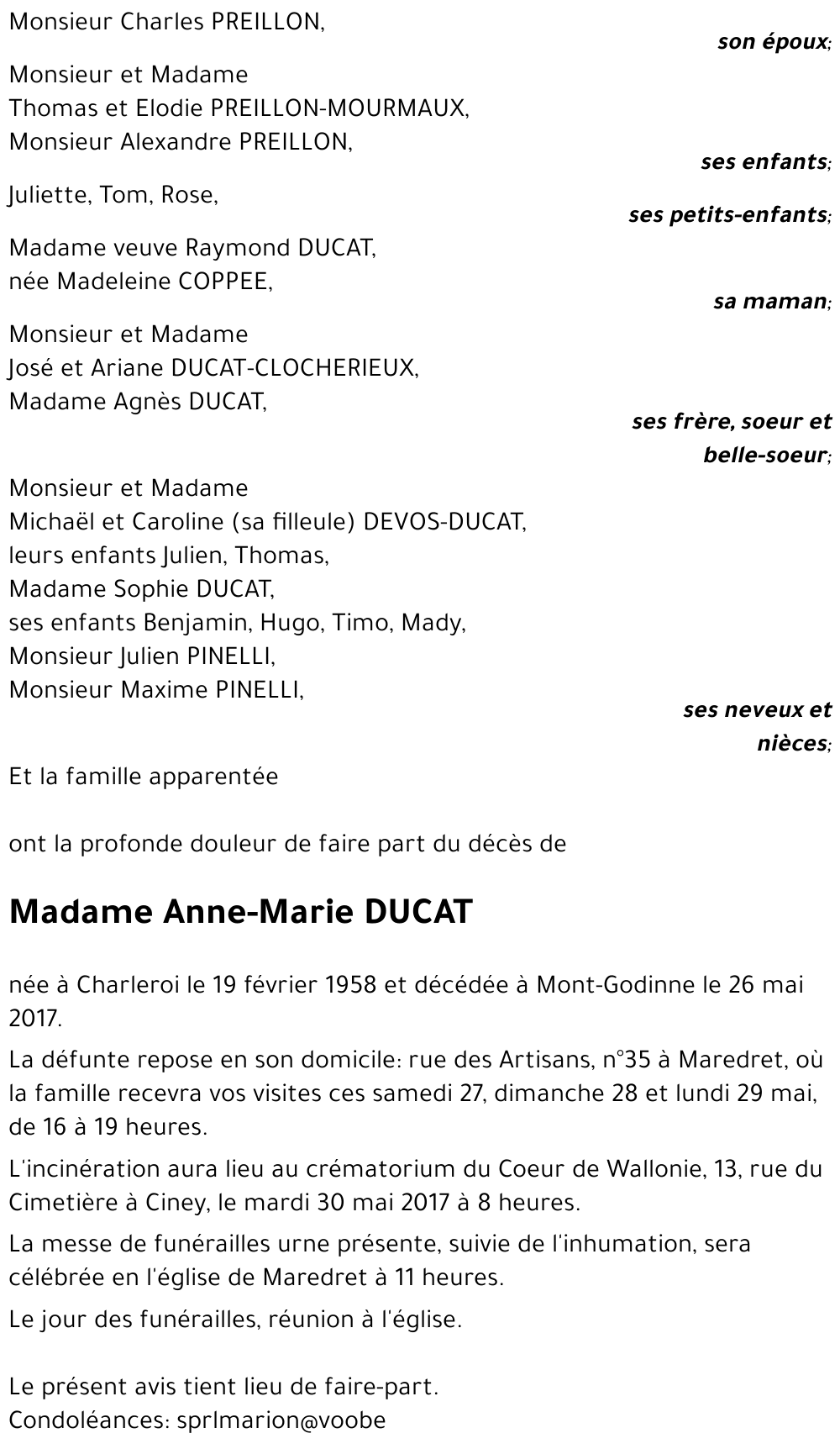 Anne-Marie DUCAT