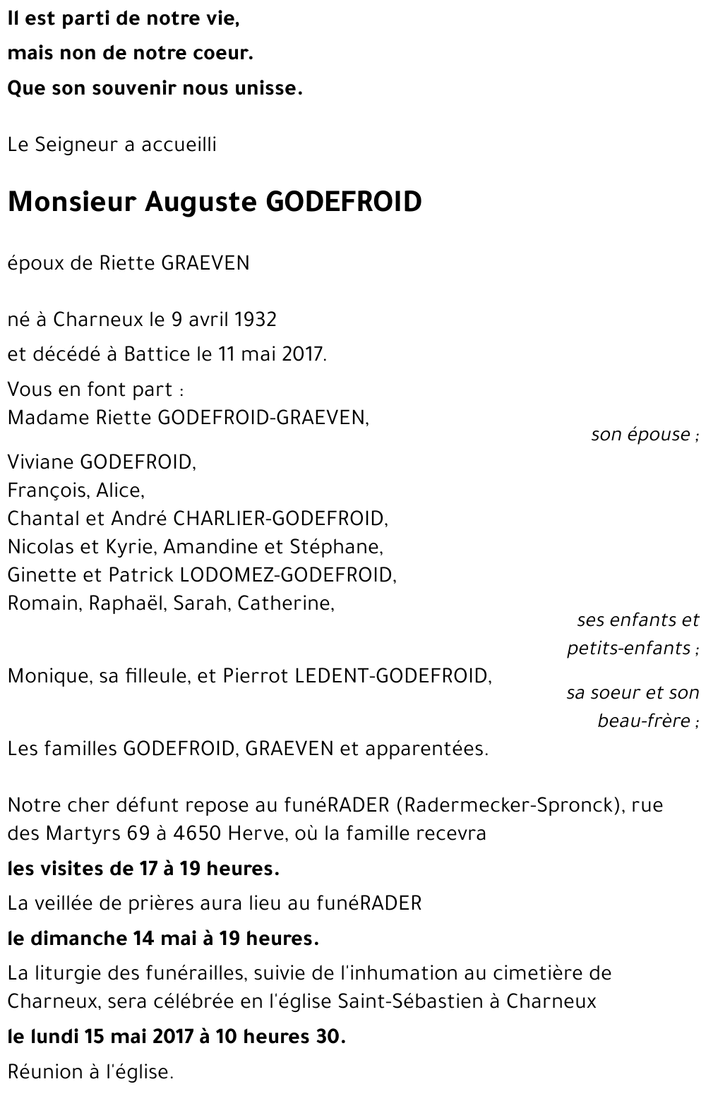 Auguste GODEFROID