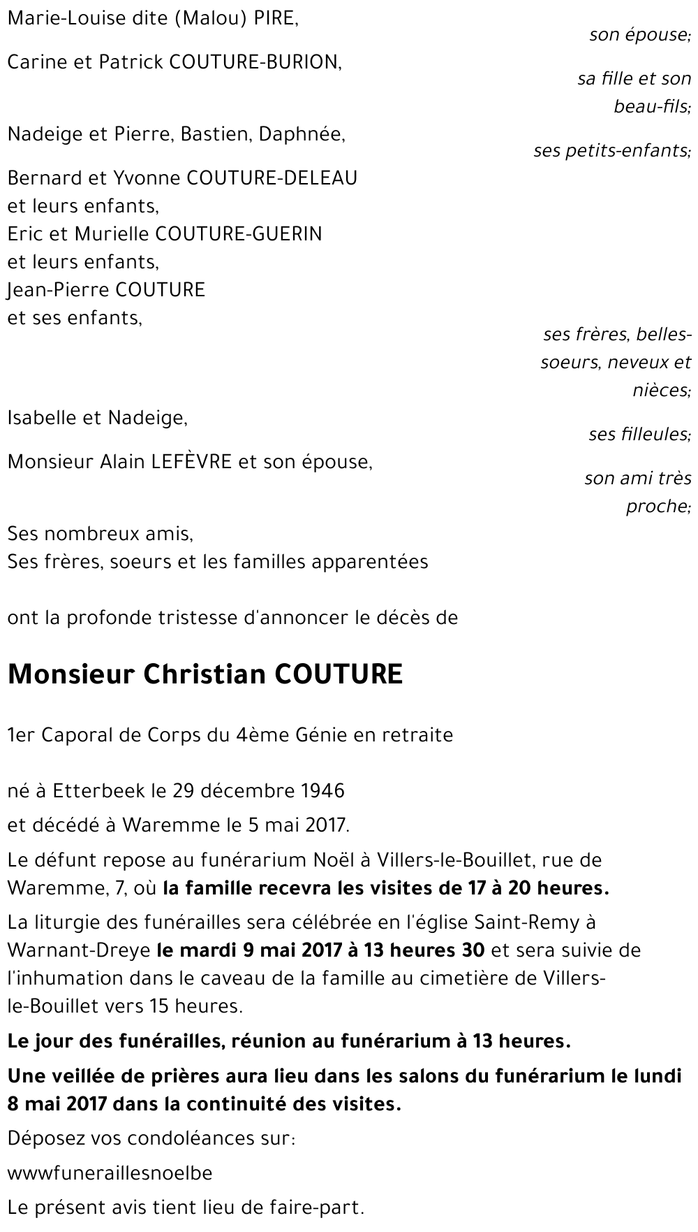 Christian COUTURE