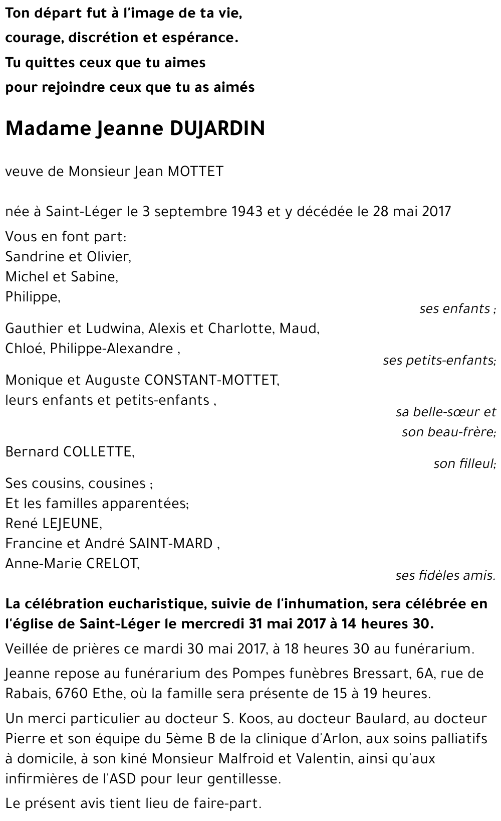 Jeanne DUJARDIN 