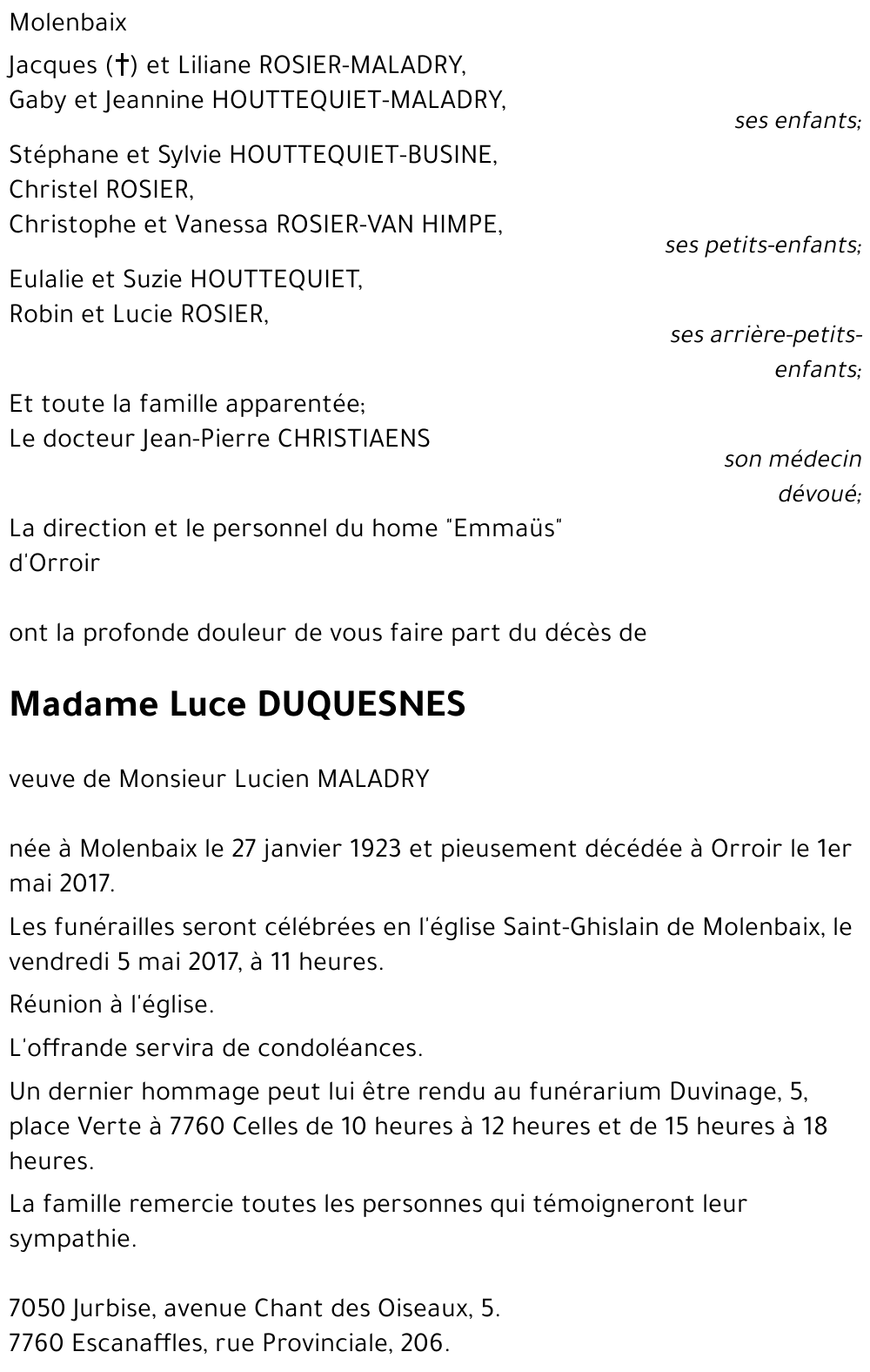 Luce DUQUESNES