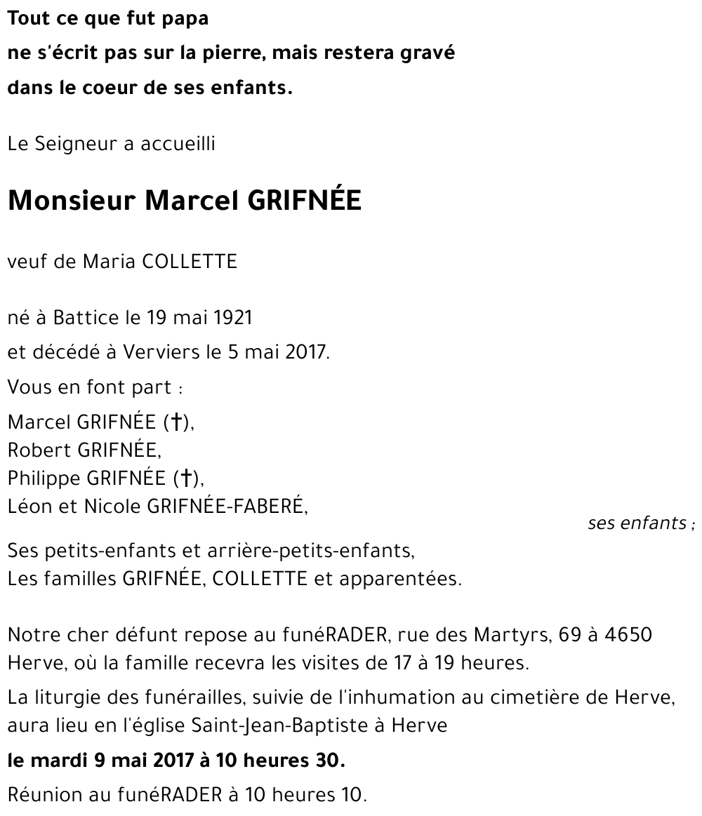 Marcel GRIFNEE