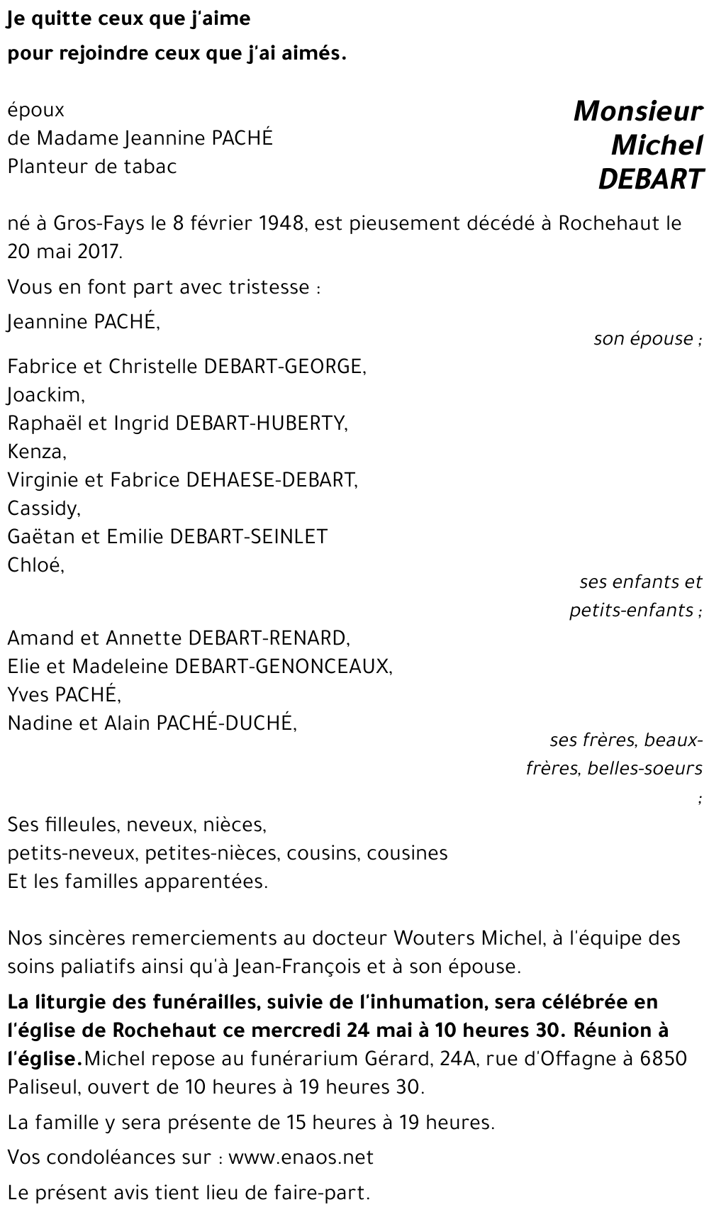 Michel DEBART