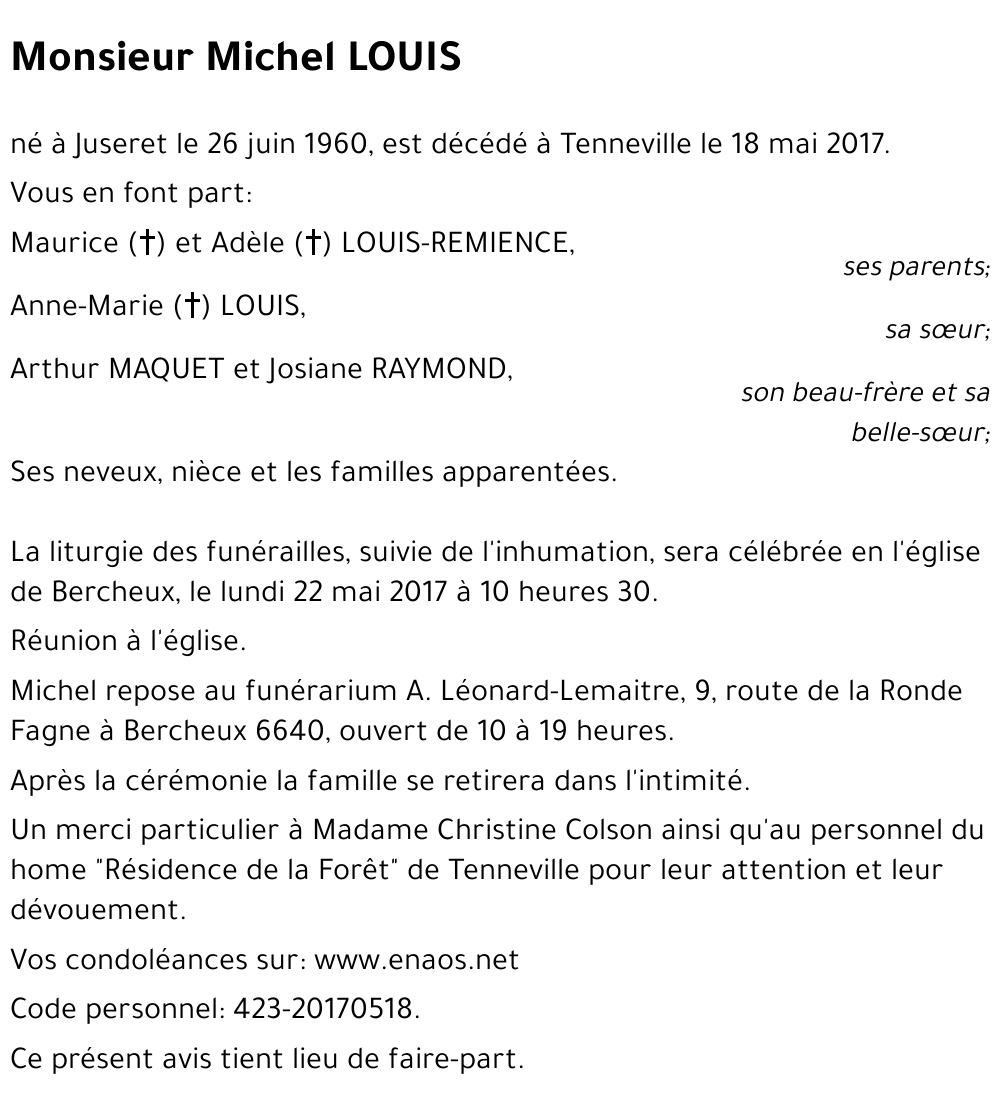 Michel LOUIS