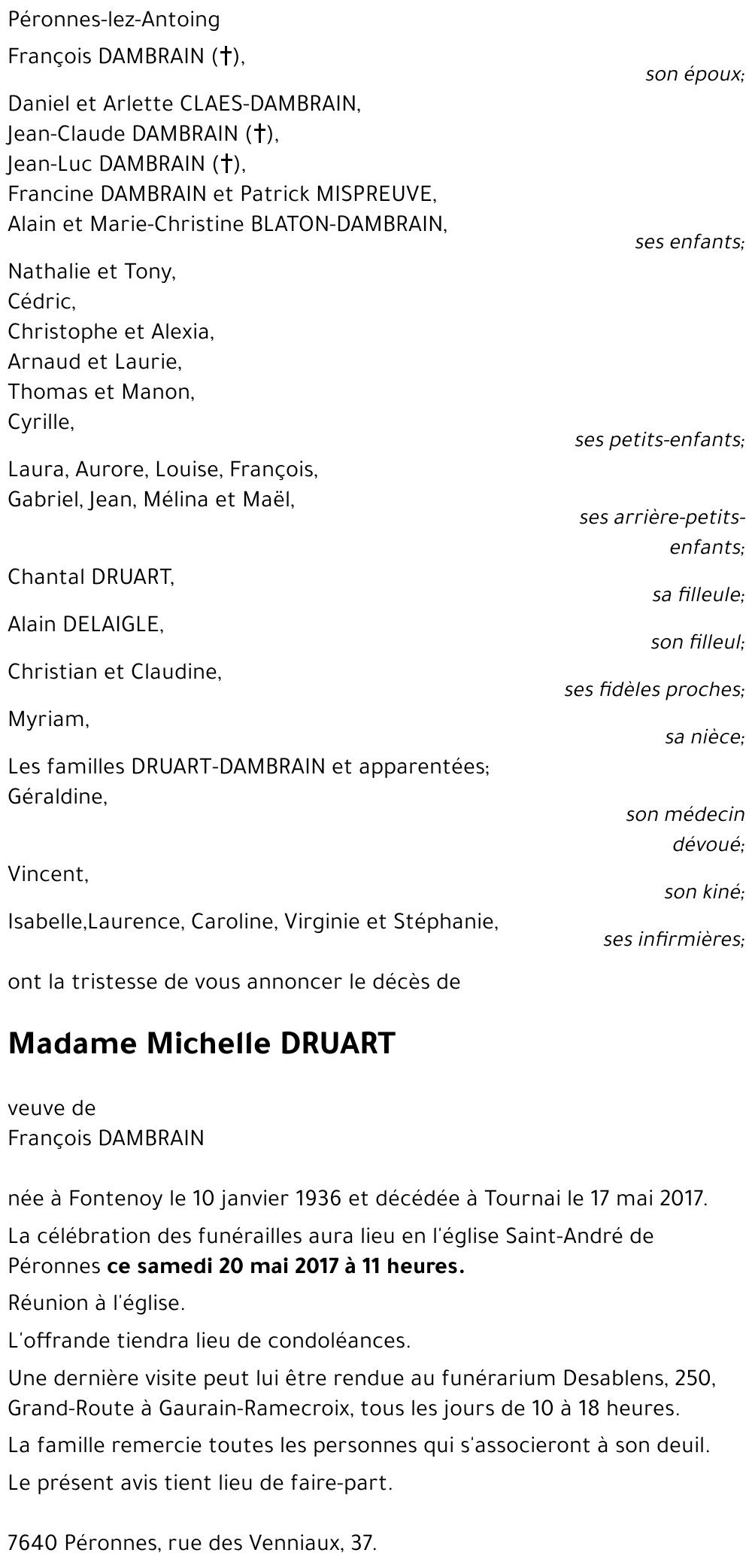 Michelle DRUART