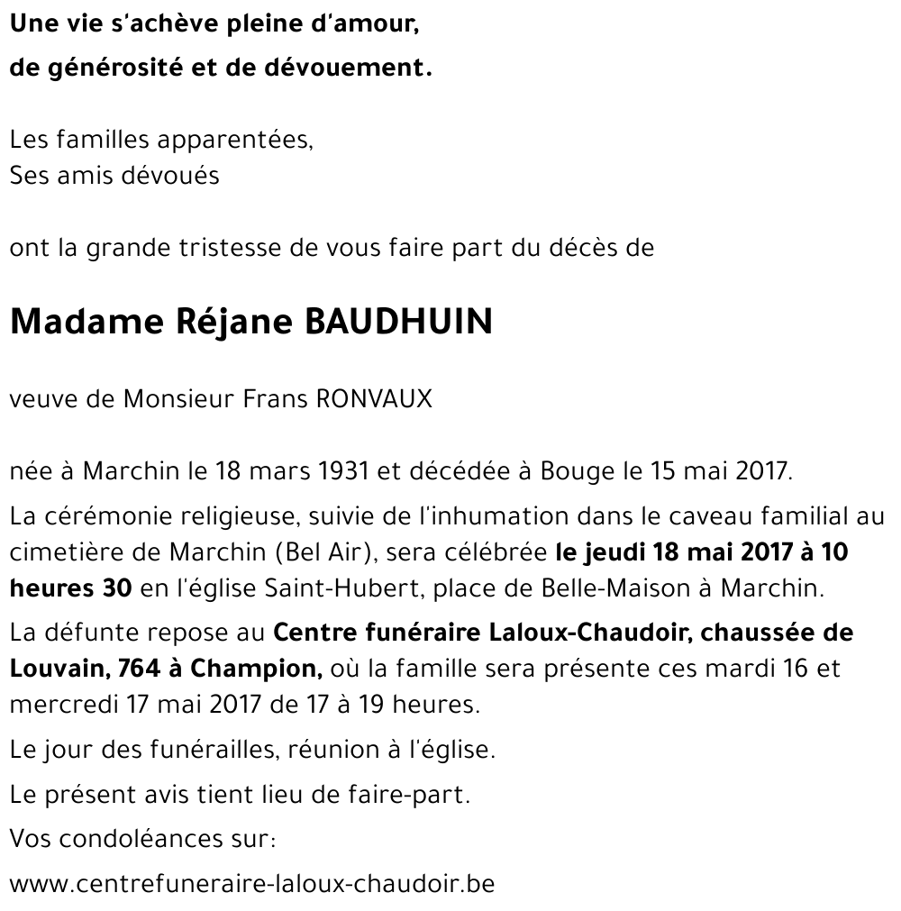Réjane BAUDHUIN