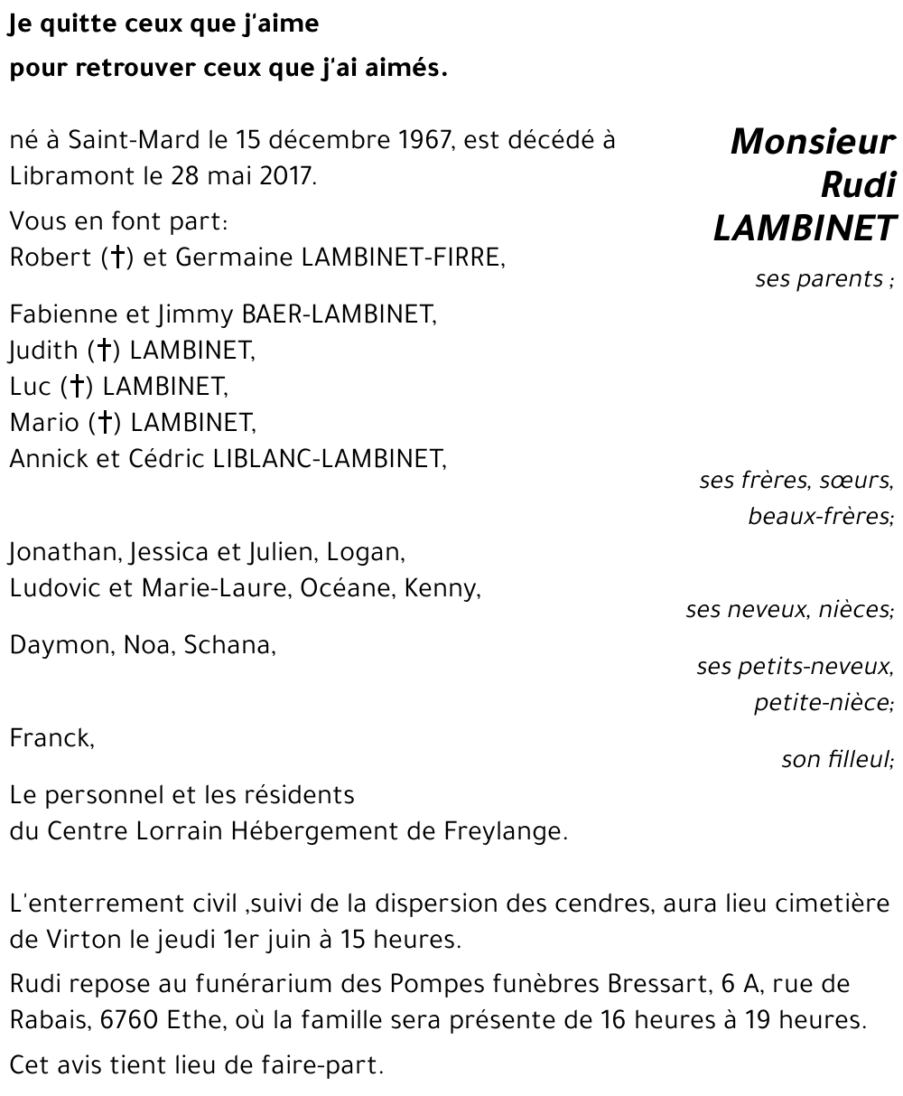 Rudi LAMBINET 