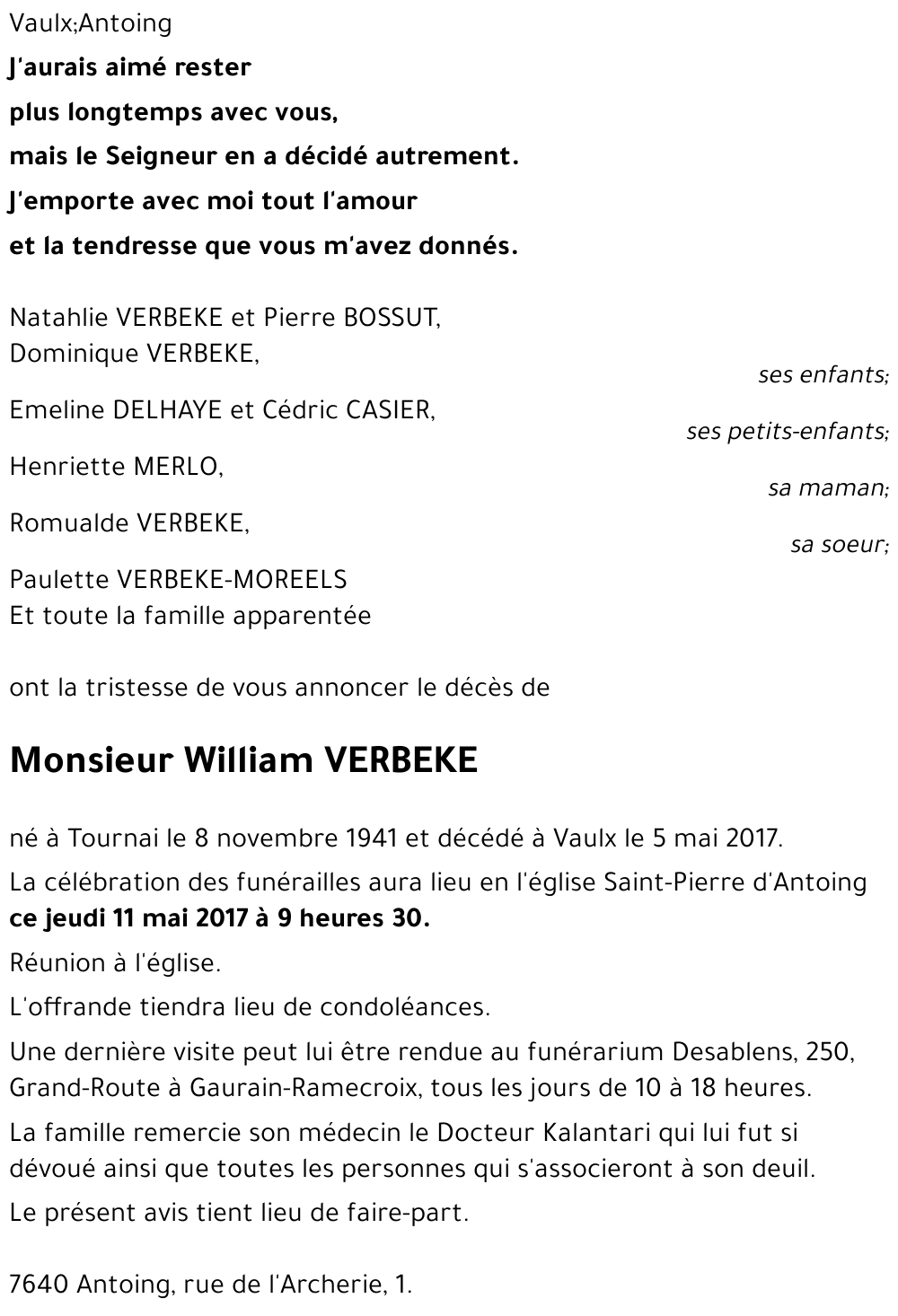 William VERBEKE