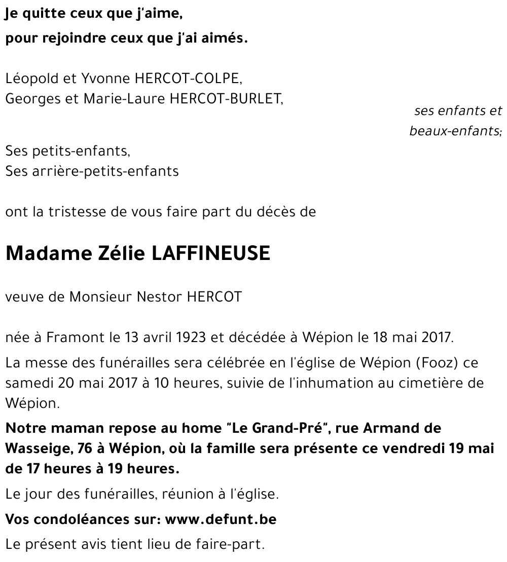 Zélie LAFFINEUSE
