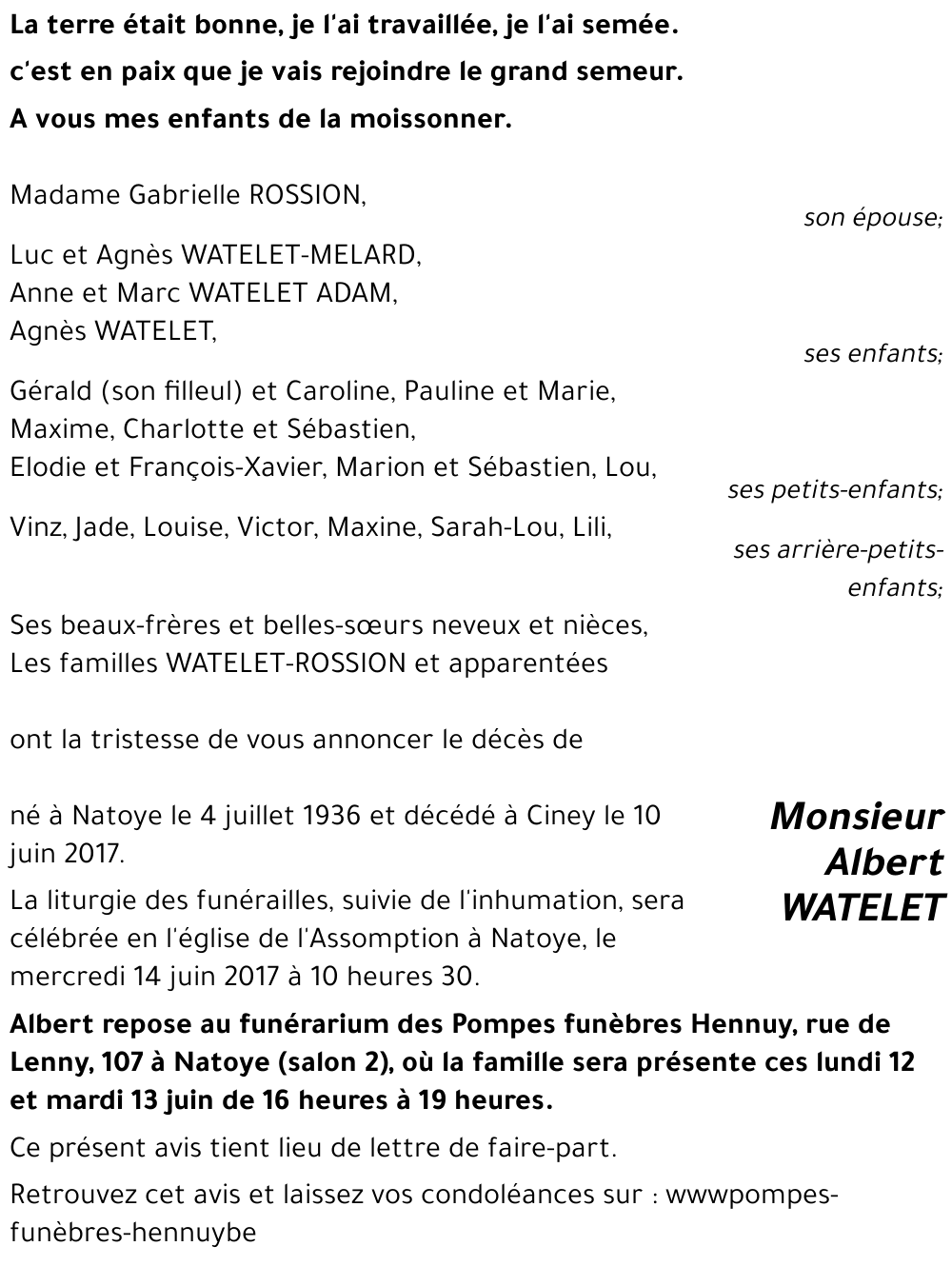 Albert WATELET