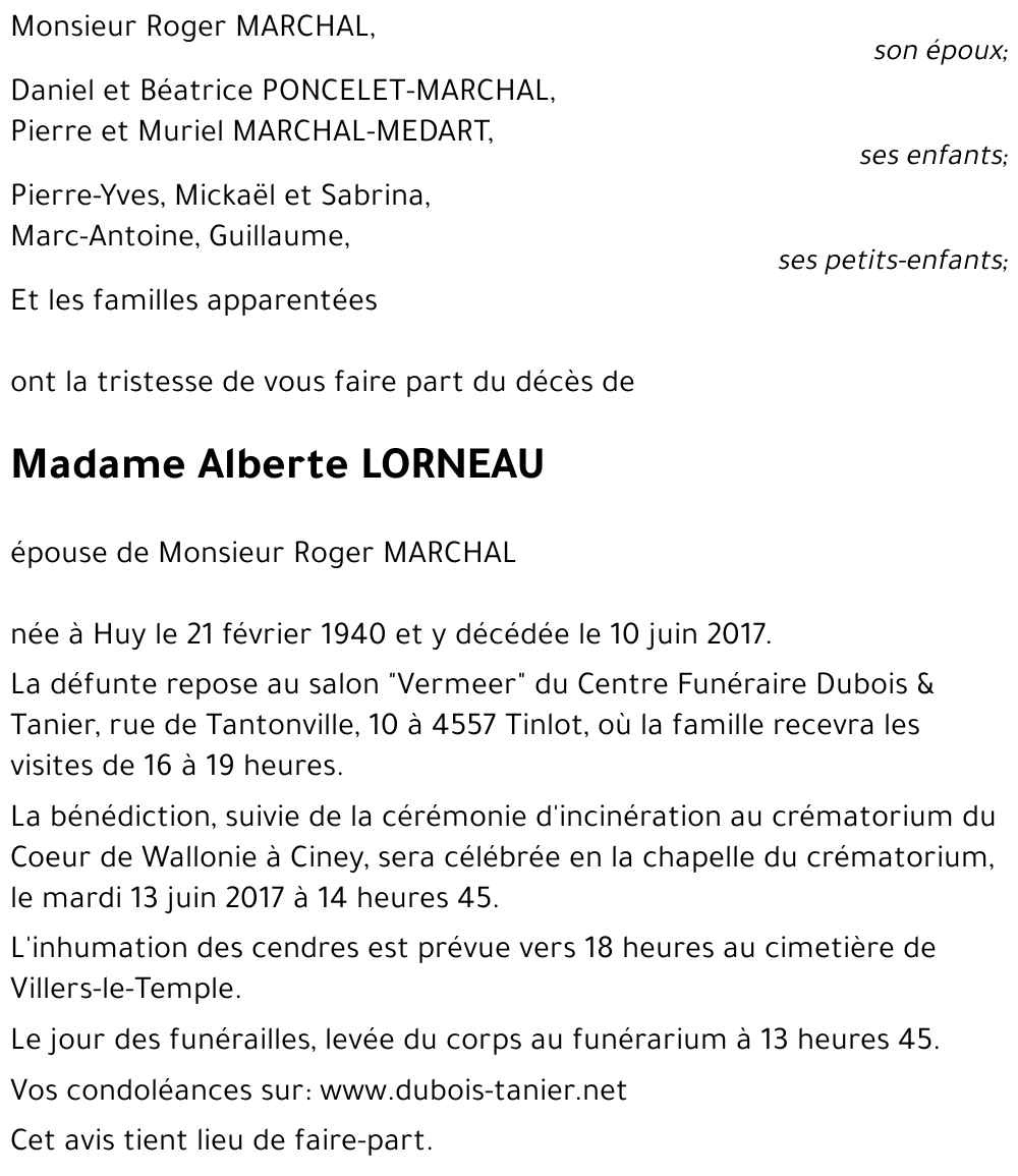 Alberte LORNEAU