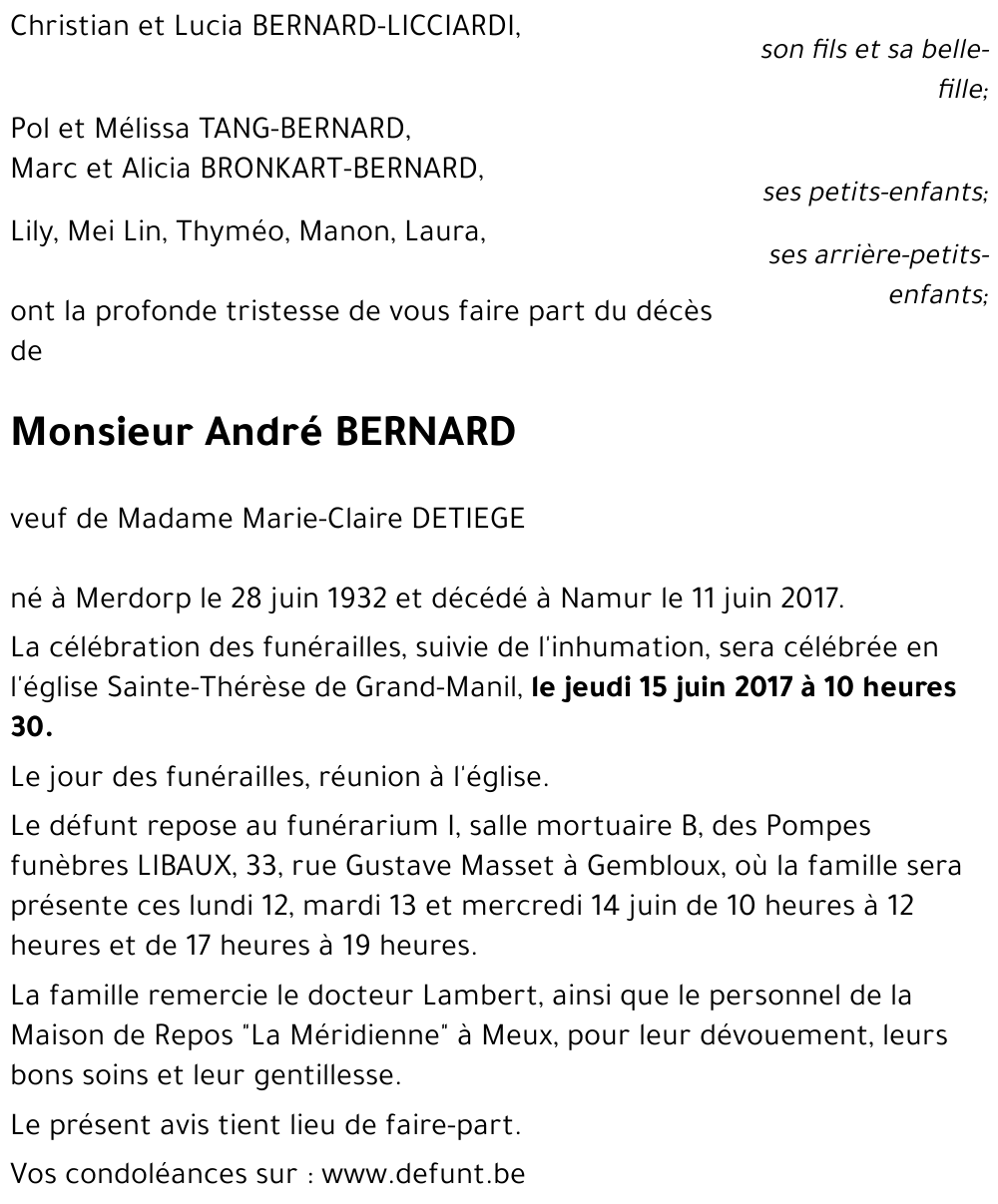 André BERNARD