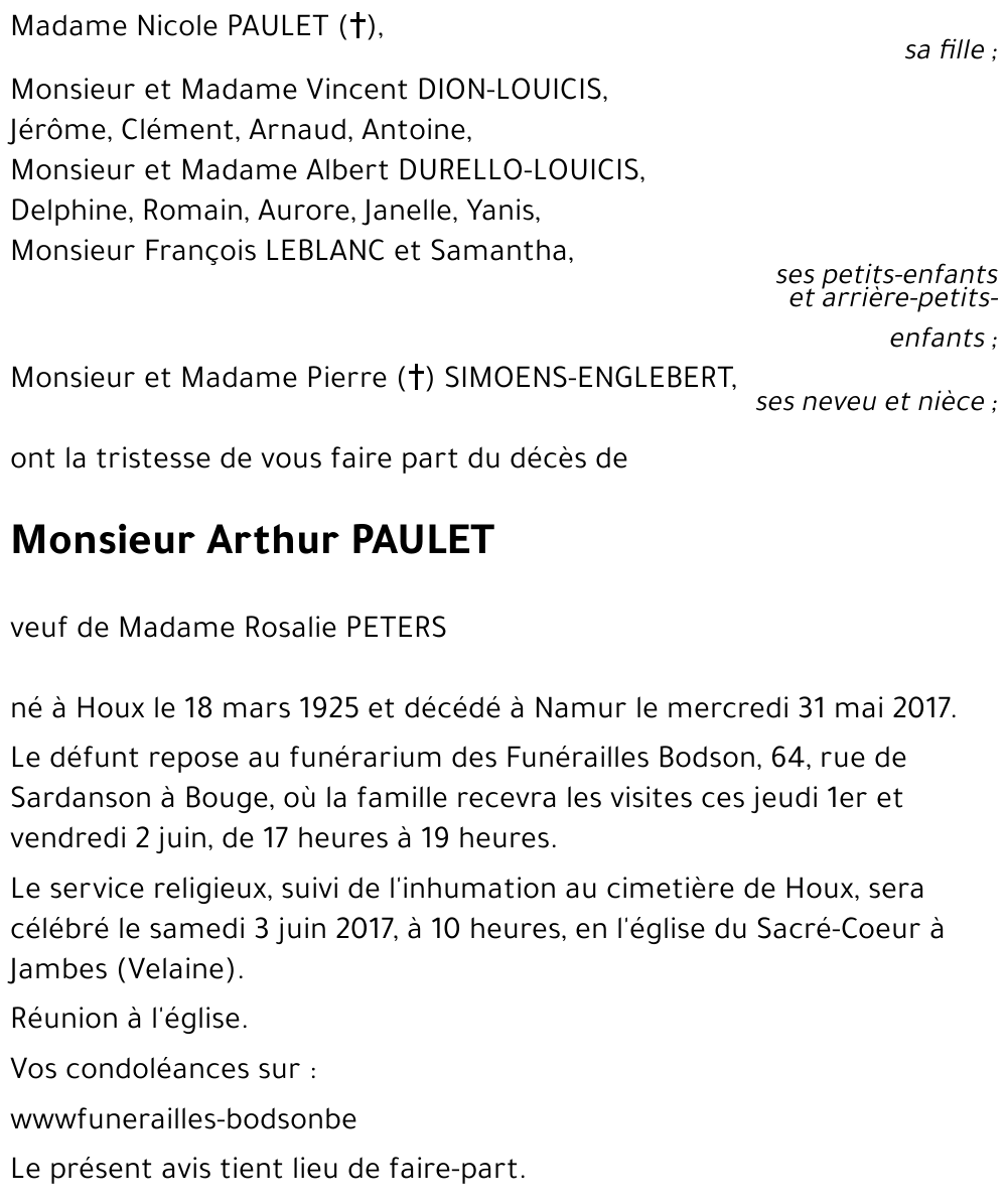 Arthur PAULET