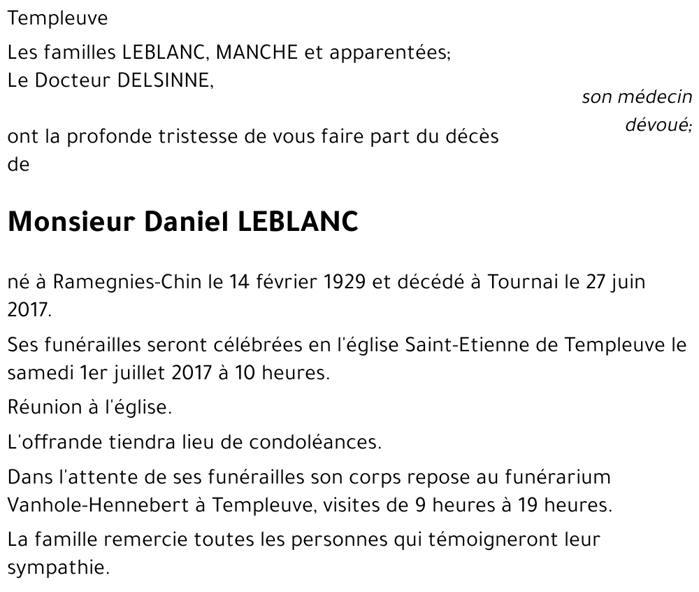 Daniel LEBLANC