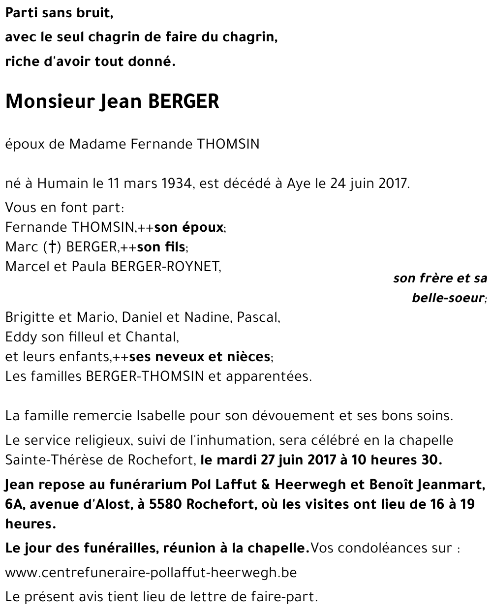 Jean BERGER