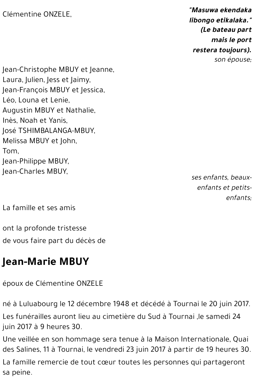 Jean-Marie MBUY