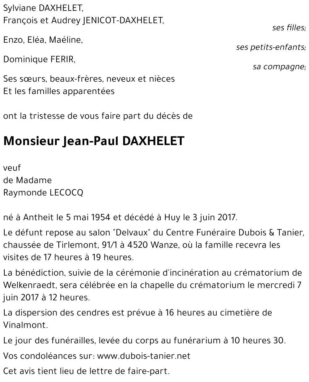 Jean-Paul DAXHELET