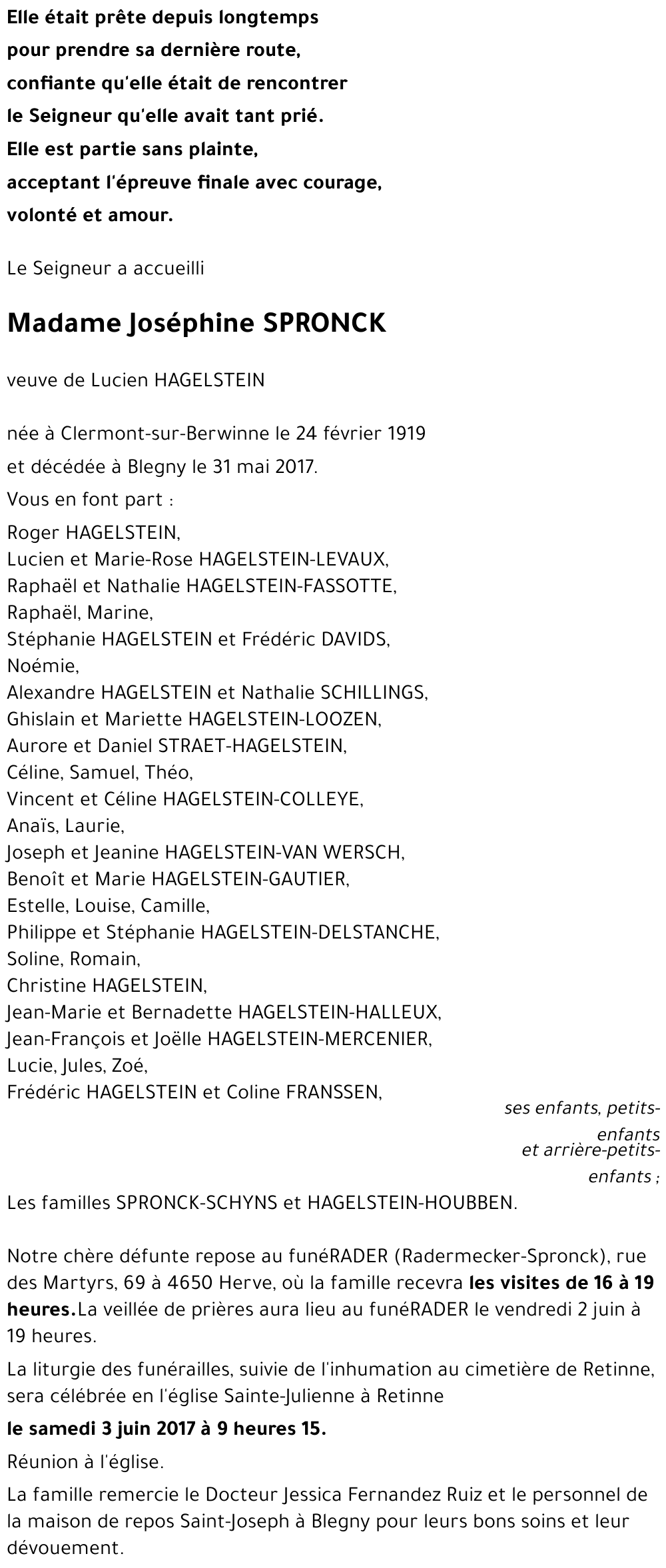 Joséphine SPRONCK
