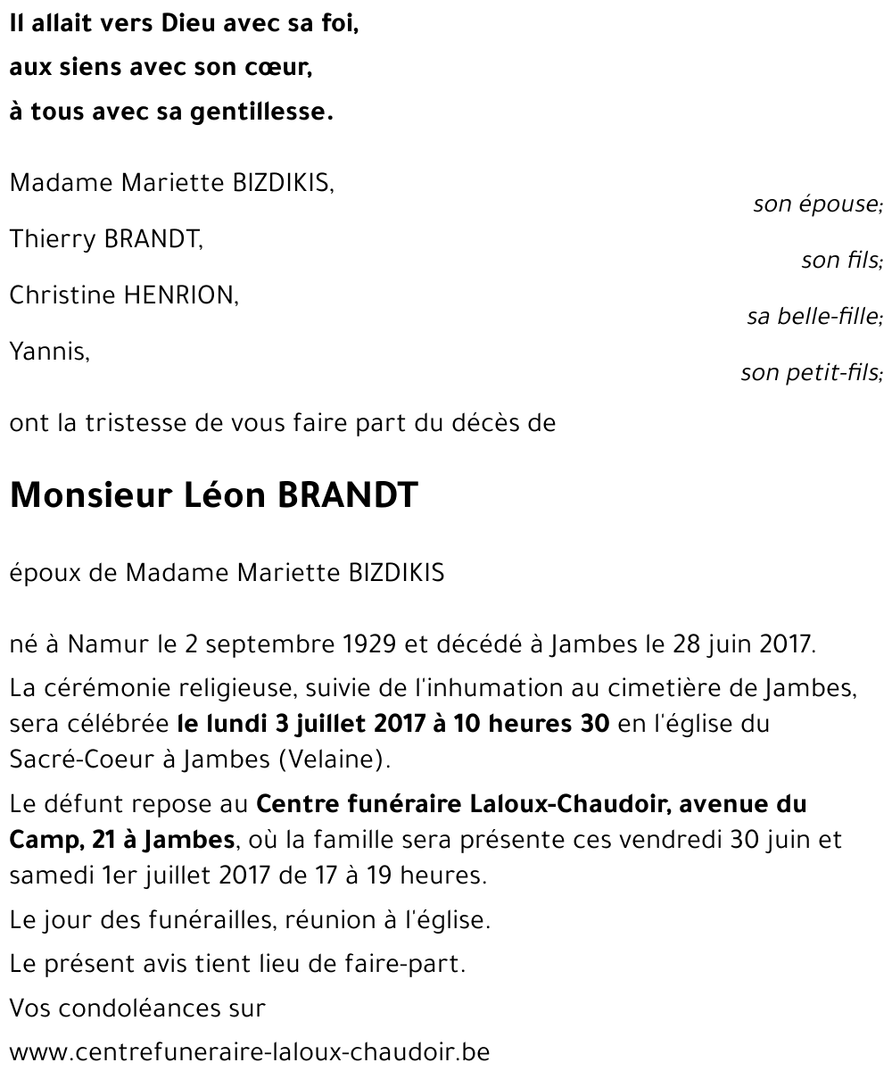 Léon BRANDT