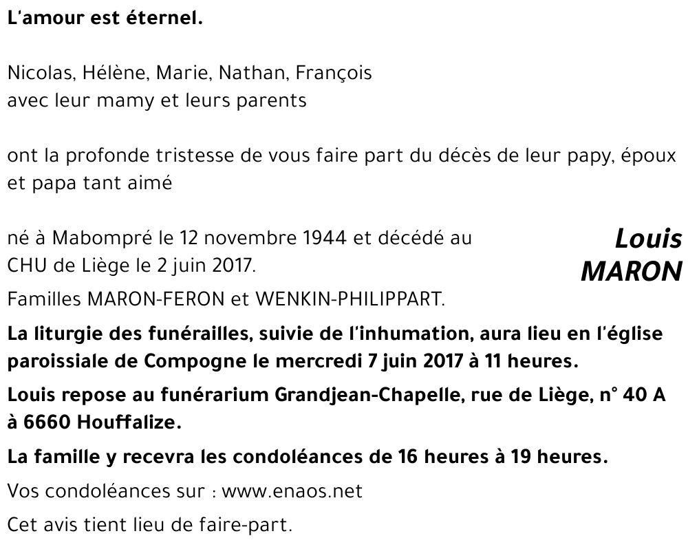 Louis MARON