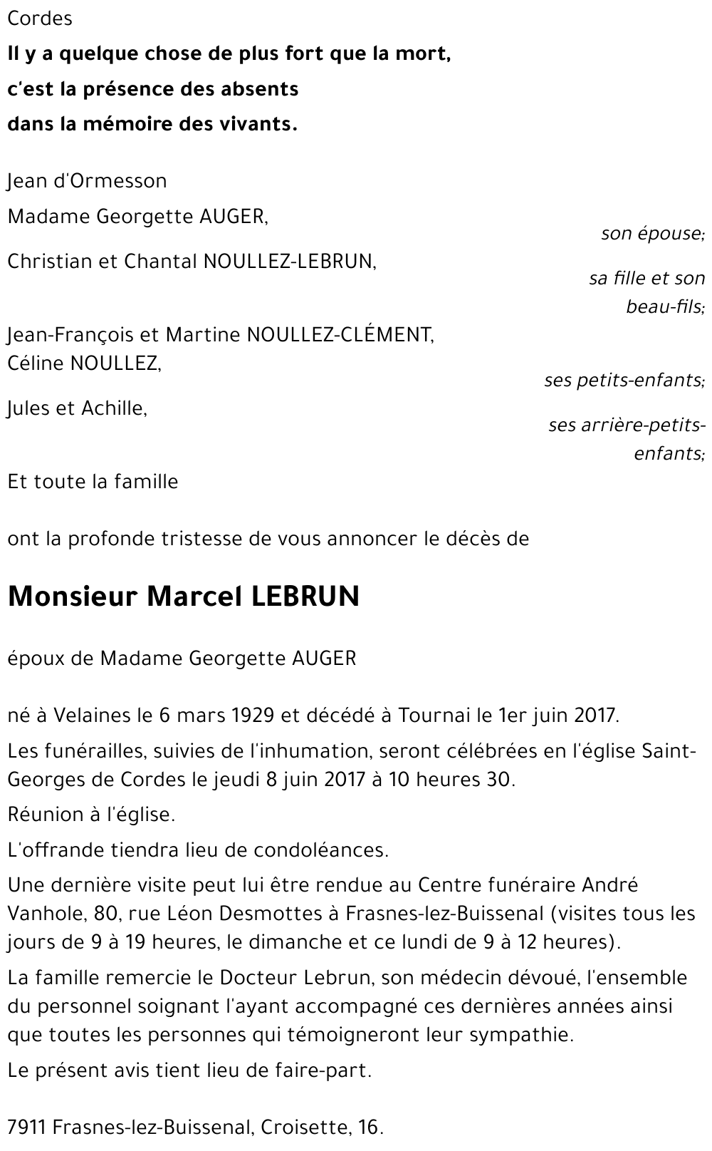 Marcel LEBRUN