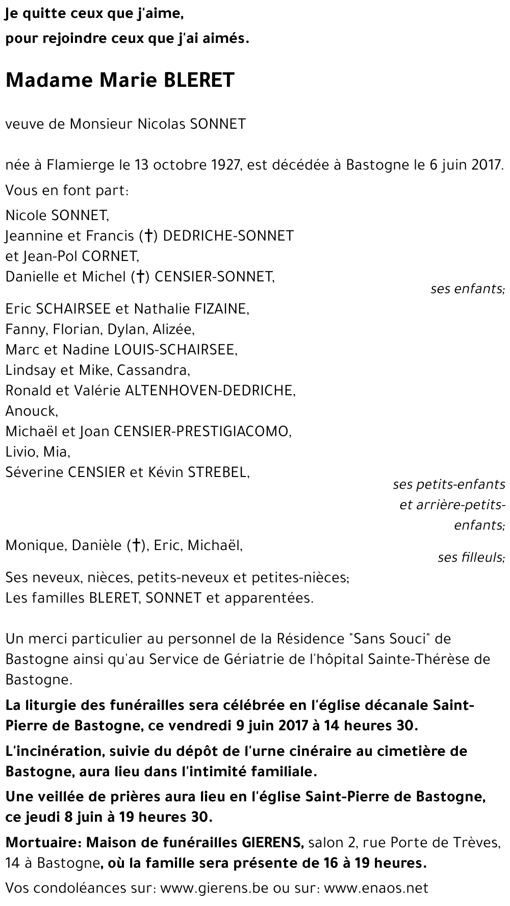 Marie BLERET