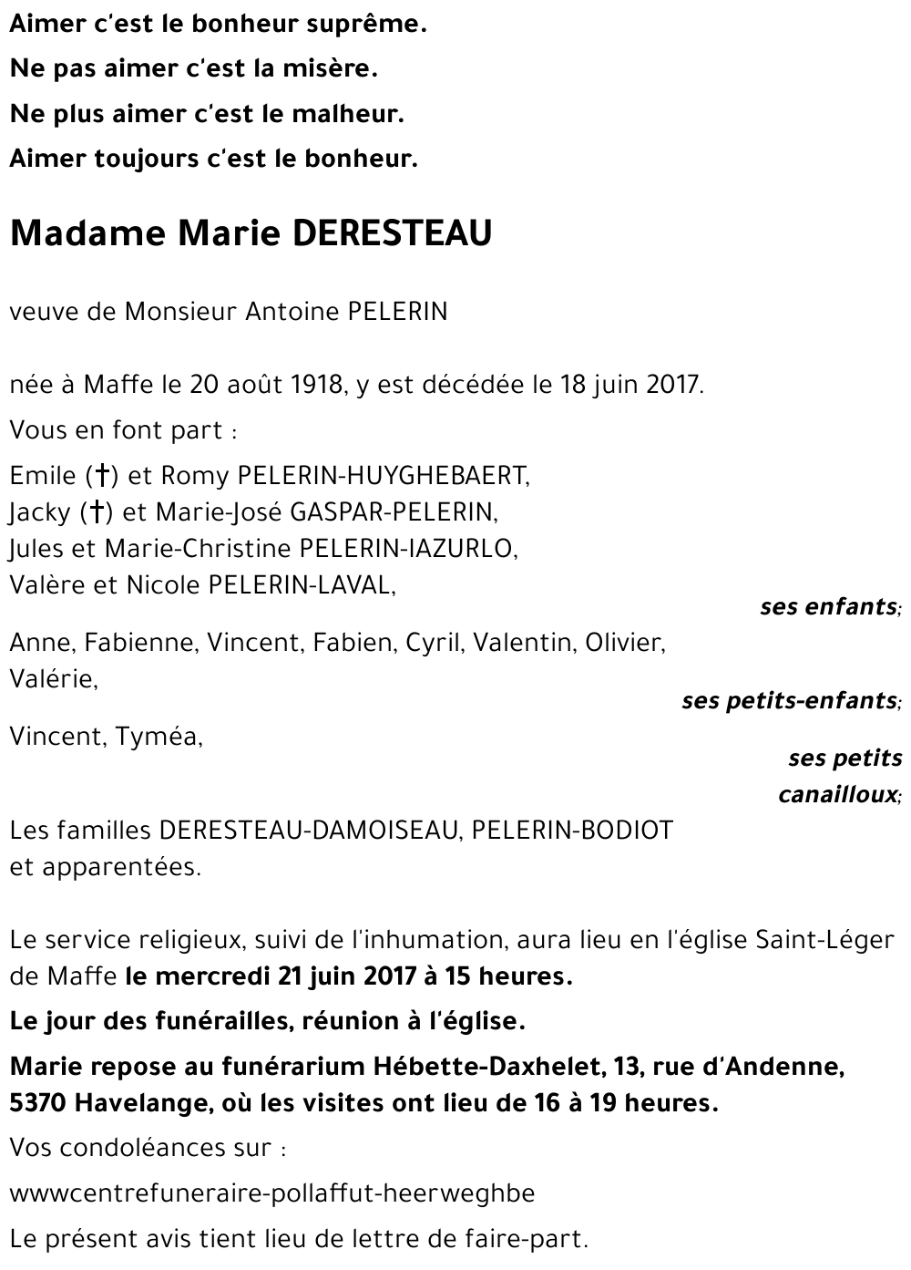 Marie DERESTEAU