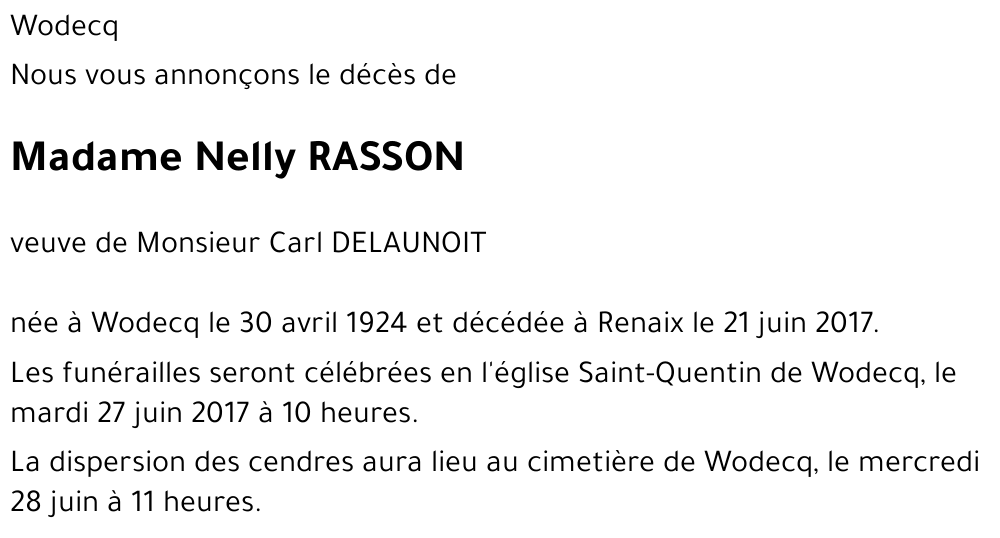 Nelly RASSON