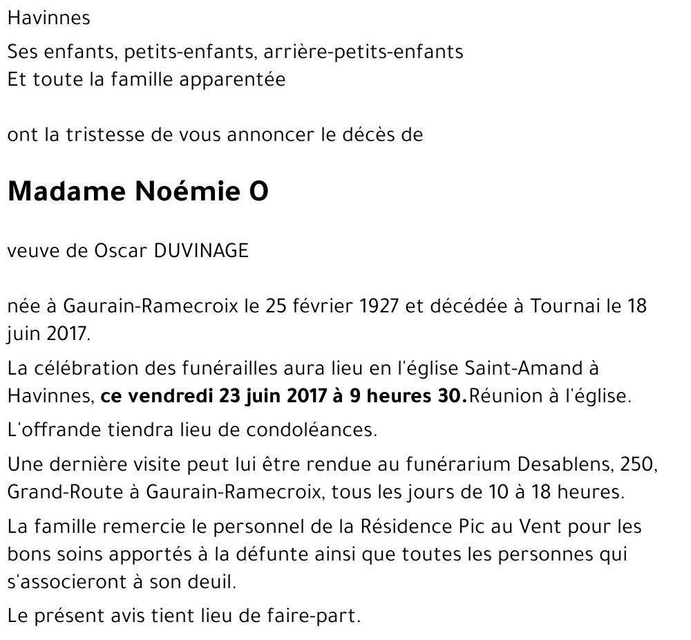 Noémie O