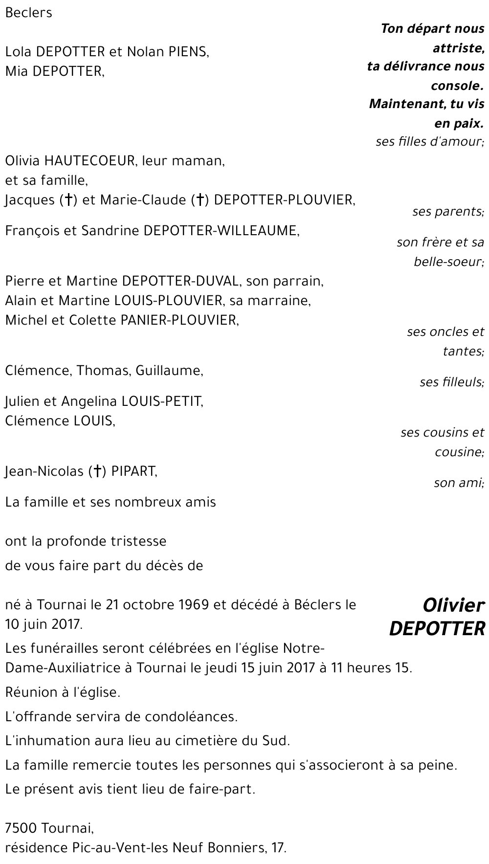 Olivier DEPOTTER