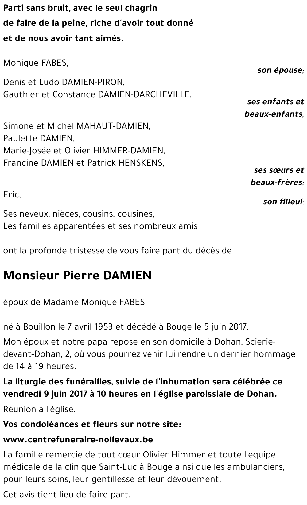 Pierre DAMIEN