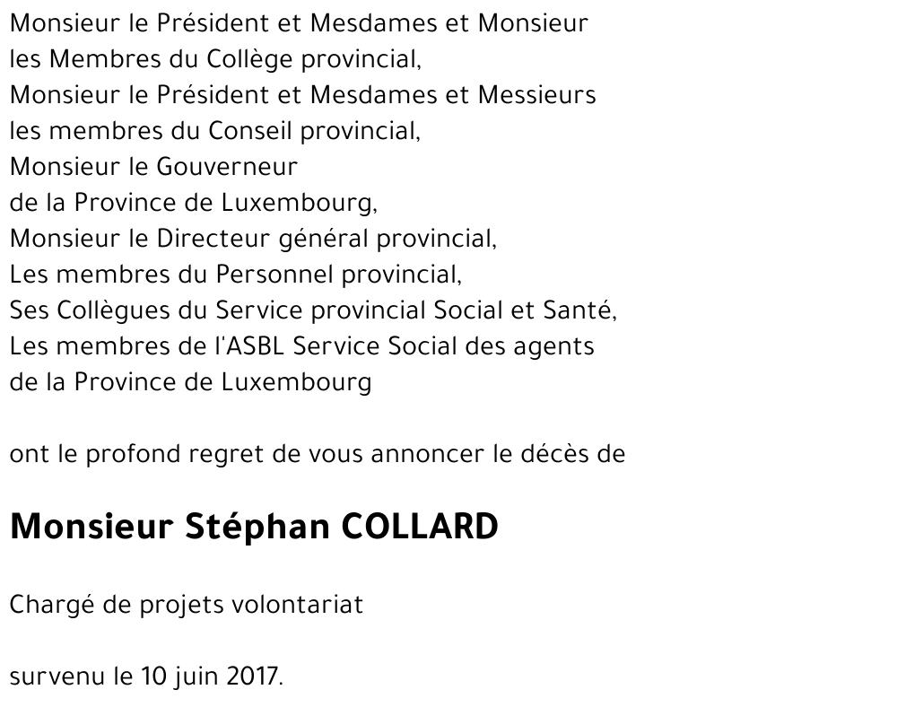 Stéphan COLLARD