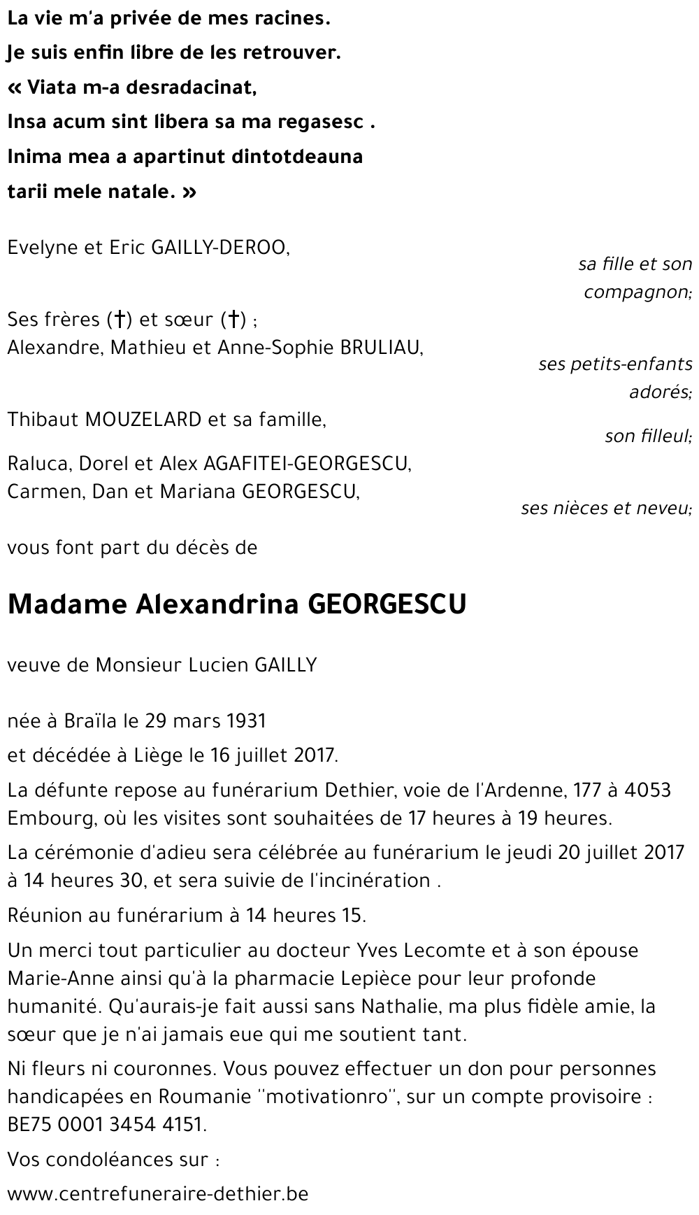 Alexandrina GEORGESCU