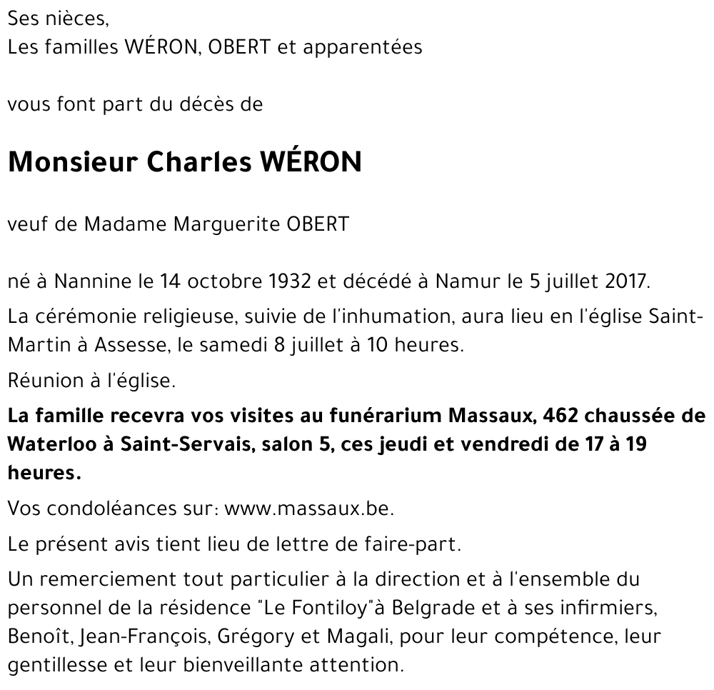 Charles WÉRON