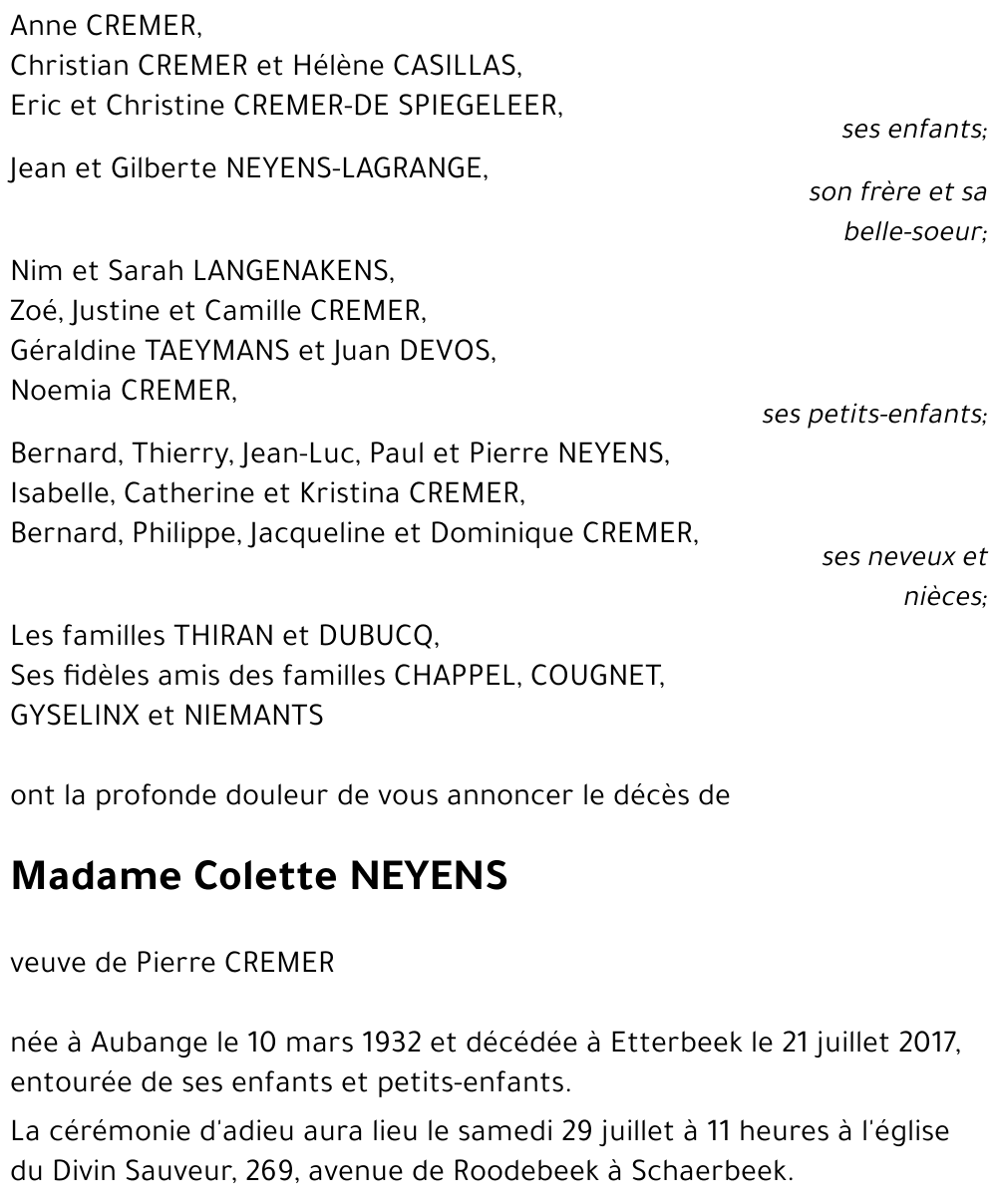 Colette NEYENS