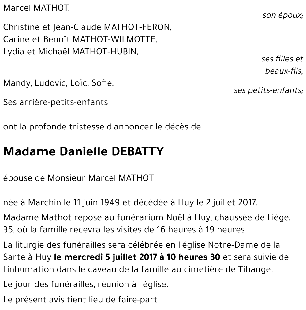 Danielle DEBATTY