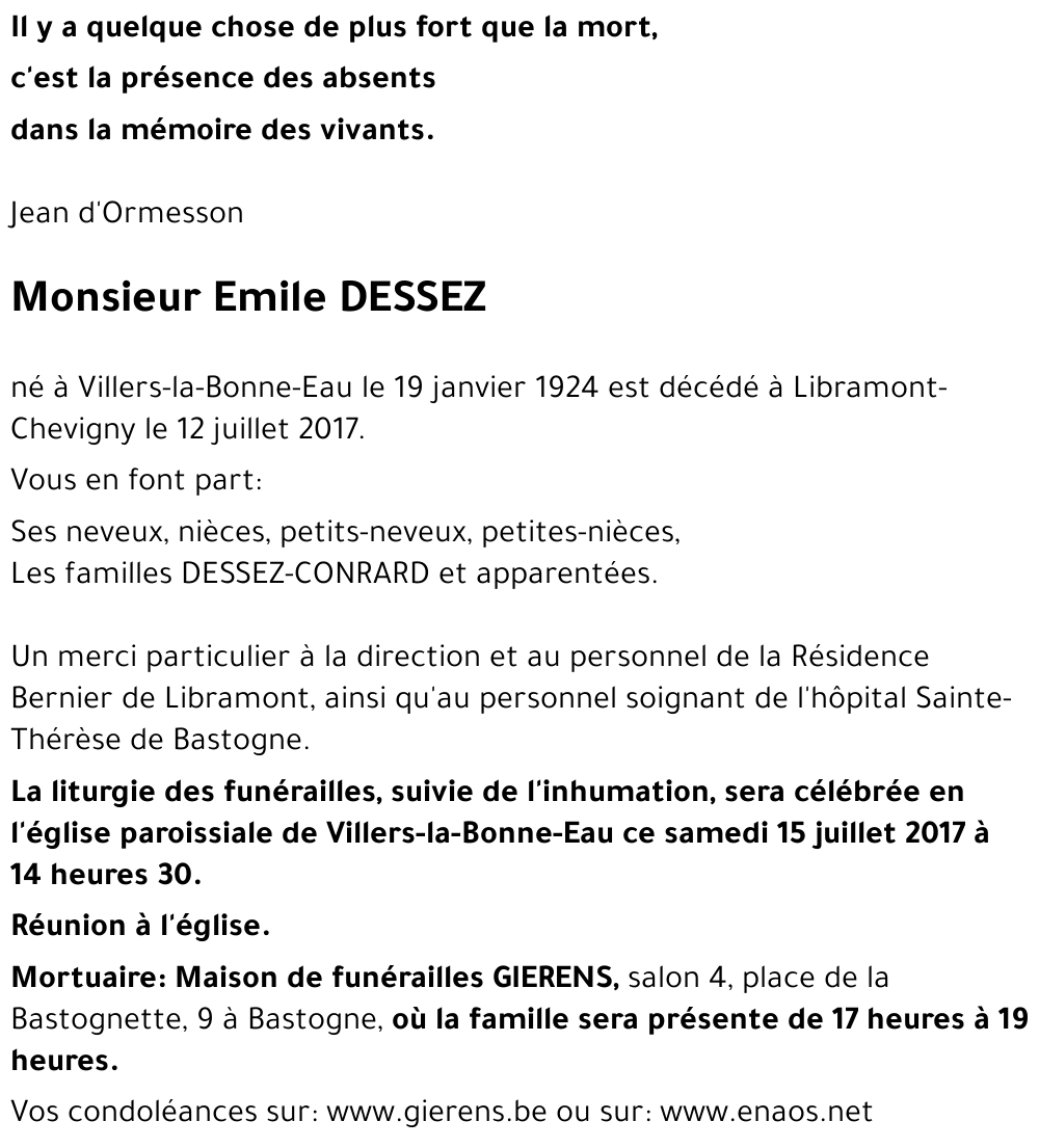 Emile DESSEZ