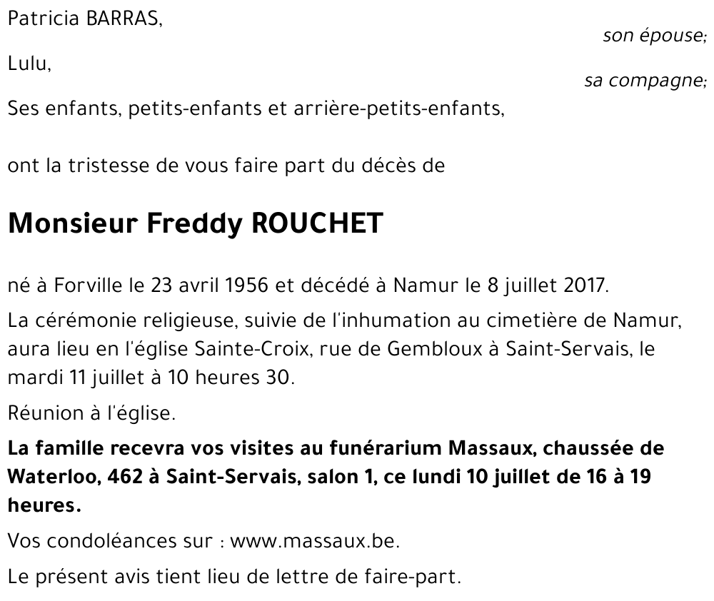 Freddy ROUCHET
