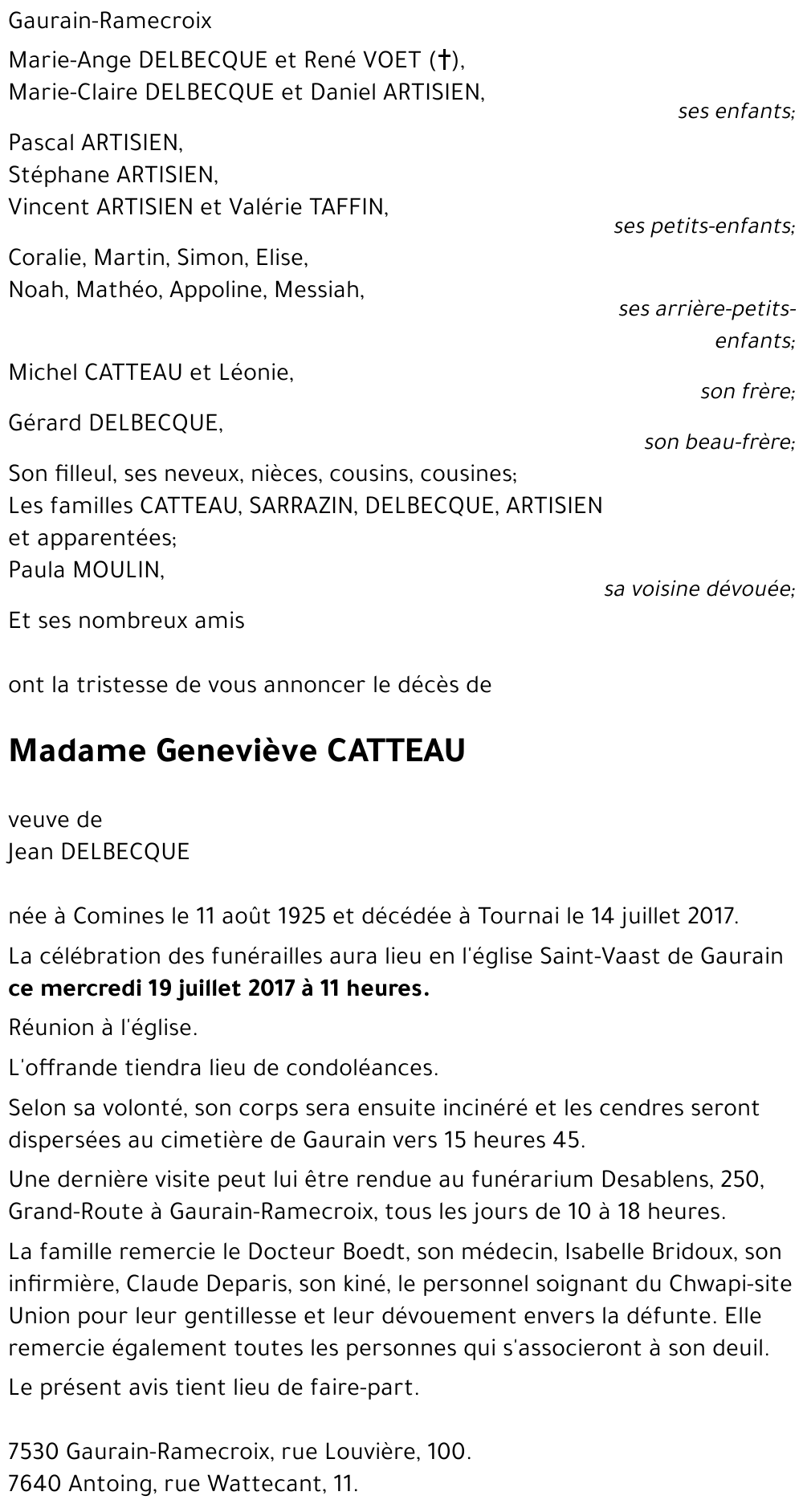 GEneviève CATTEAU